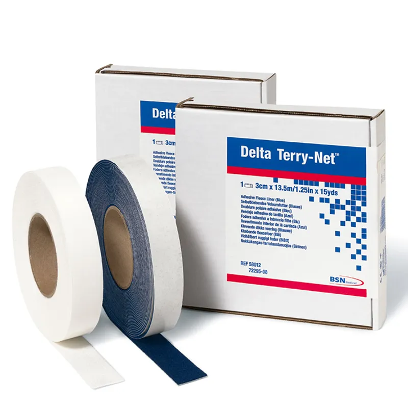 Delta Terry-Net selbstklebendes, Randpolster, 13,5 m x 3,2 cm, blau