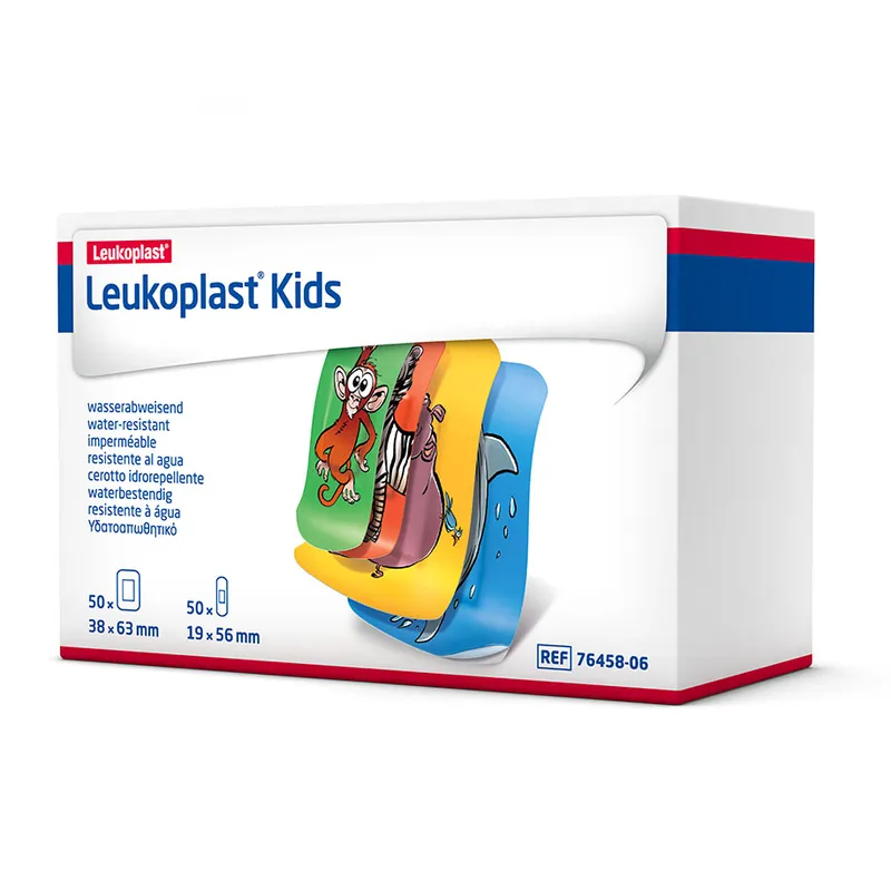 Leukoplast Kids, Mischpackung, mit 2 Pflastergrößen (100 Stck.)