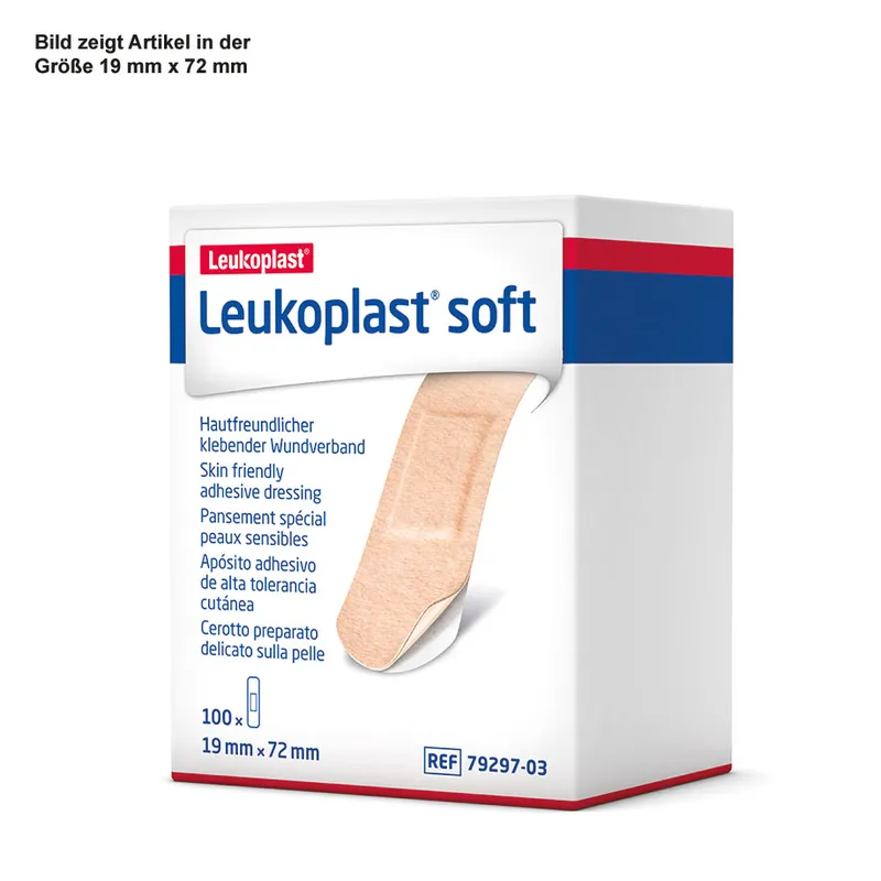 Leukoplast Soft Wundstrips, 1,9 x 7,2 cm (100 Stck.)