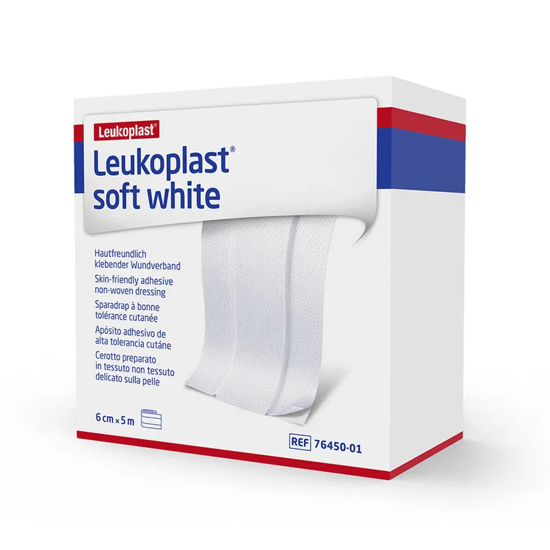 Leukoplast soft white Wundschnellverband, 5 m x 6 cm, weiß