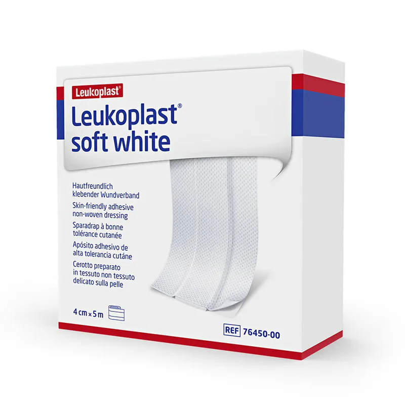 Leukoplast soft white Wundschnellverband, 5 m x 4 cm, weiß