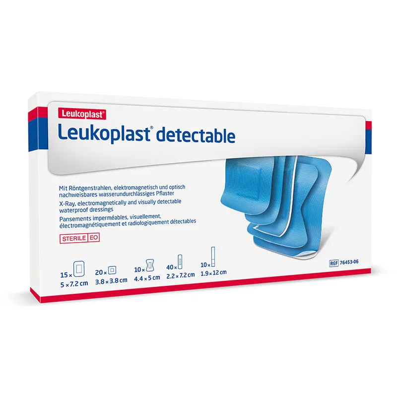 Leukoplast detectable, Mischpackung, mit 5 Pflastergrößen (95 Stck.)