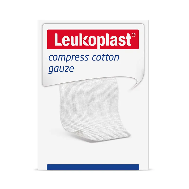 Leukoplast Compress Cotton Gauze, unsteril, 5 x 5 cm, 8-fach (100 Stck.)