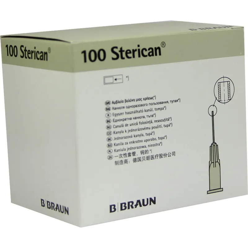 Sterican Mix Kanülen stumpf 27 G x 1'', 0,40 x 25 mm, grau (100 Stck.)#9180117B#