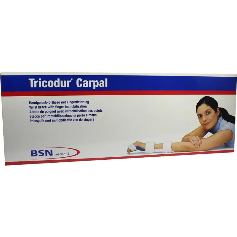 Tricodur Carpal Spezialschiene Gr. S, links, Handgelenksumfang: 13-17 cm