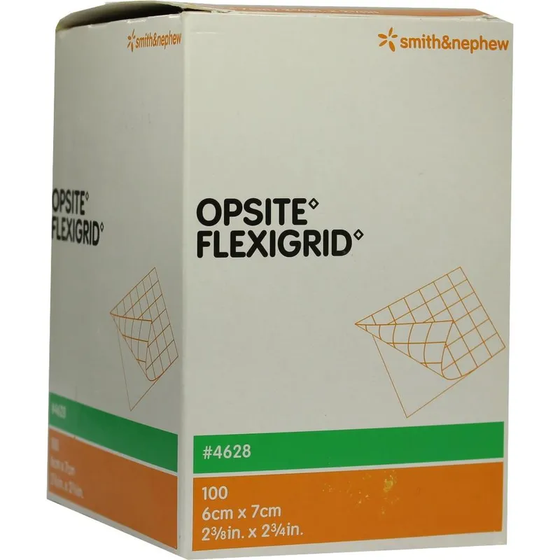 OpSite Flexigrid steril, 6 x 7 cm, transparenter Wundverband (100 Stck.)