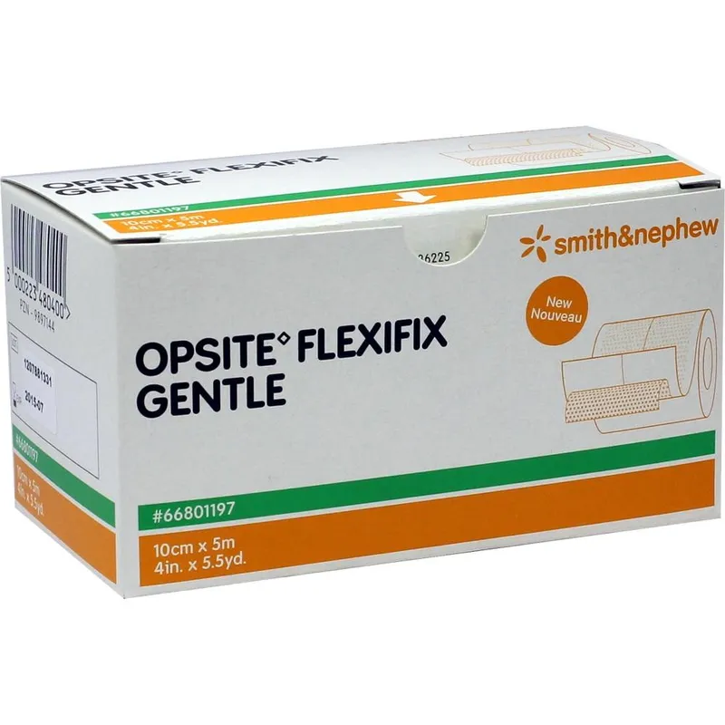 Opsite Flexifix Gentle Fixierfolie, unsteril, 10 cm x 5 m