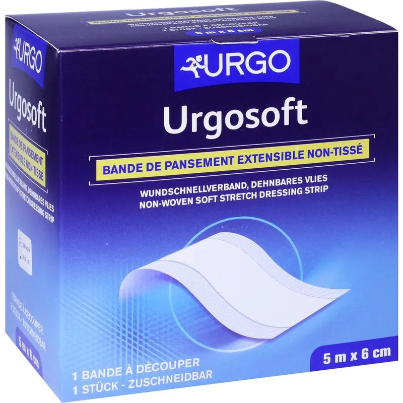 Urgosoft Wundschnellverband, 5 m x 6 cm, weiß