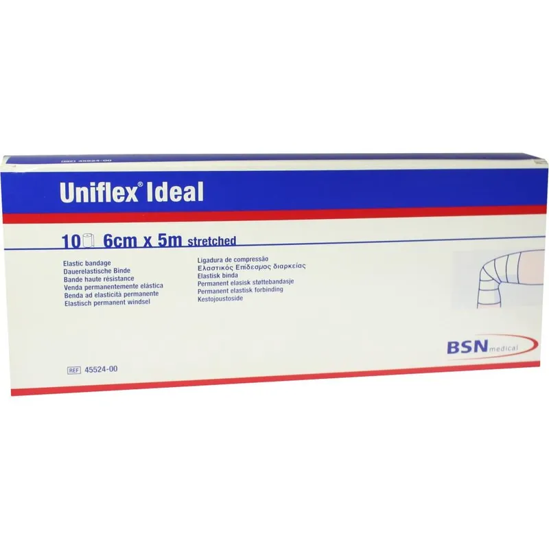 Uniflex Ideal 5 m x 6 cm, dauerelastische Binde