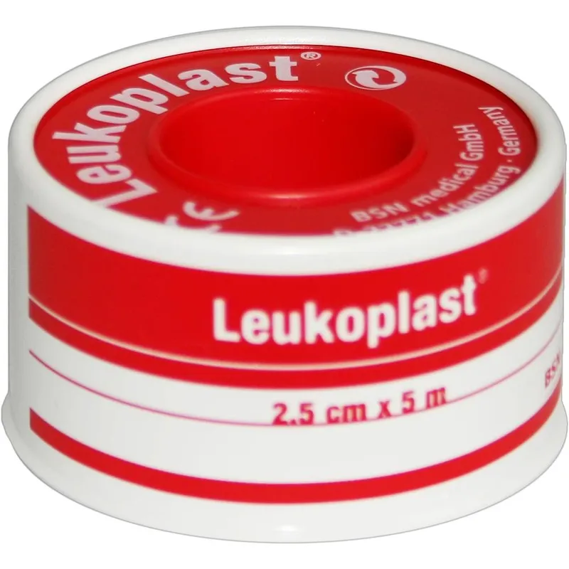 Leukoplast Rollenpflaster im Schutzring, 5,0 m x 2,50 cm, hautfarben