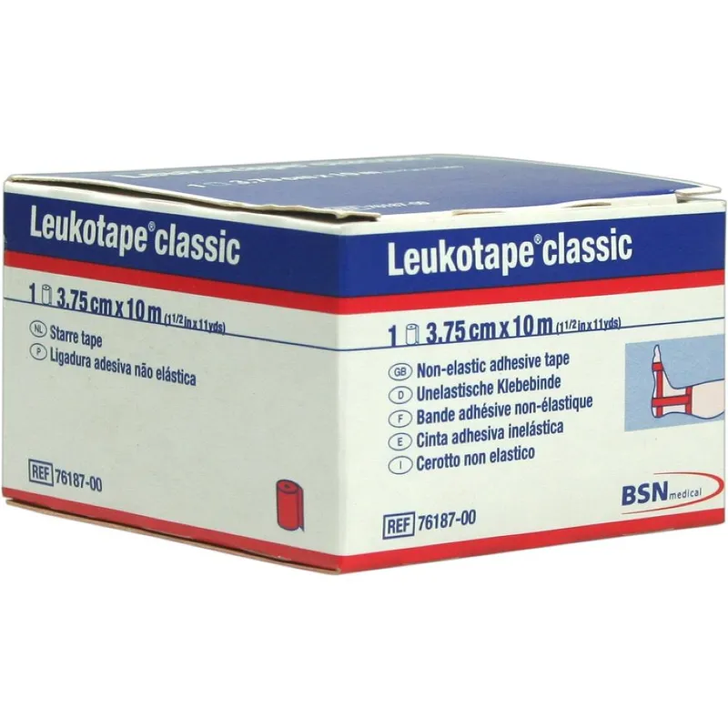 Leukotape classic Klebebinde, 10 m x 3,75 cm, rot