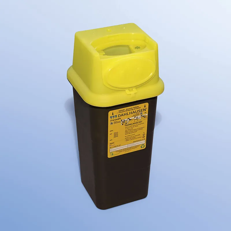 Abwurfbehälter Sharpsafe 7 Ltr., large mit Dual protect pro
