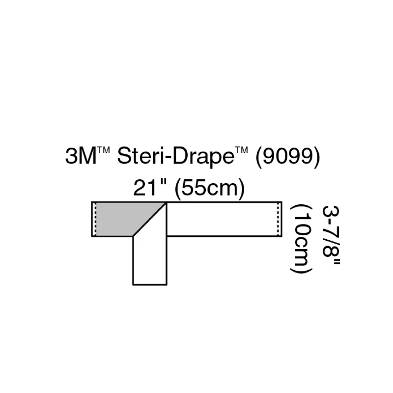 3M Steri-Drape OP-Tape, 10 x 55 cm (250 Stck.)