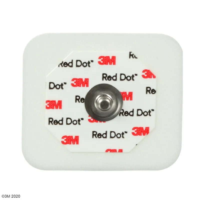 3M Red Dot EKG-Überwachungselektroden, f. Erw. f.Intensiv 3,5 x 4 cm (50 Stck.)