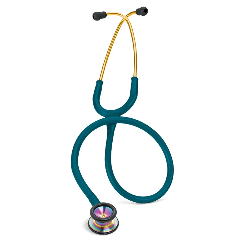 3M Littmann CLASSIC II Kinderstethoskop, Regenbogen Edition, Schlauch karibikblau