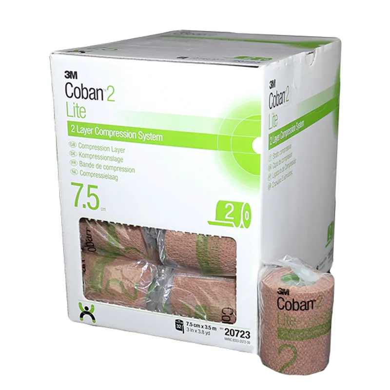 3M Coban 2 Lite Kompressionslage, 7,5 cm x 3,5 m (32 Stck.)