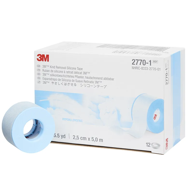 3M Micropore S Silikonpflaster, 2,5 cm x 5 m (12 Stck.)