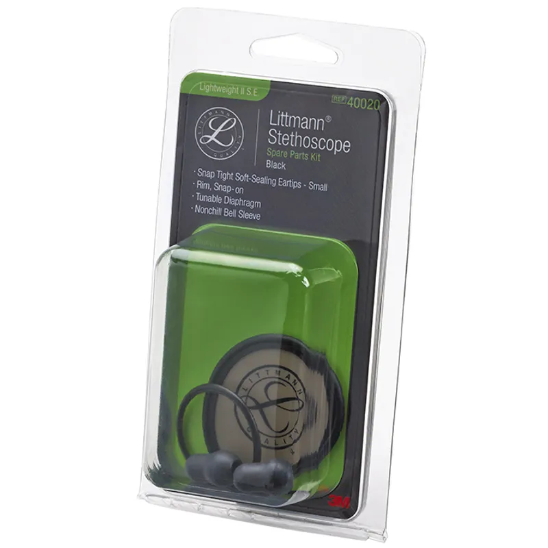 3M Littmann Ersatzteil-Set schwarz, für Lightweight II S.E. Stethoskop