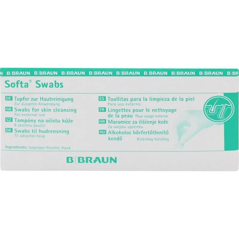 Softa Swabs 6,5 x 3 cm (100 Stck.)