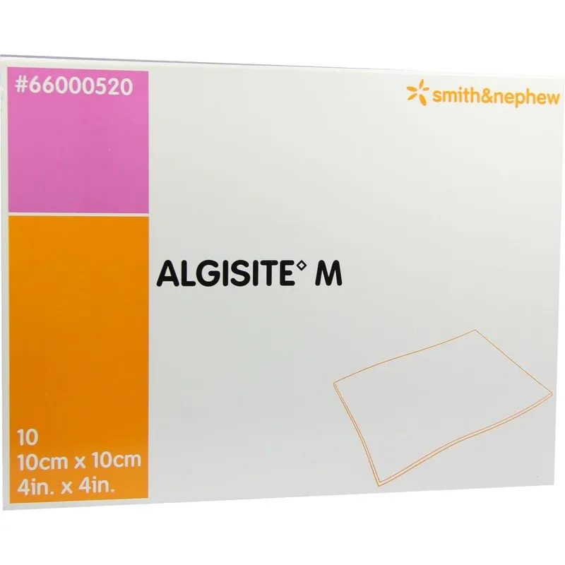 Algisite M 10 x 10 cm steril, Kalziumalginat-Verband (10 Stck.)