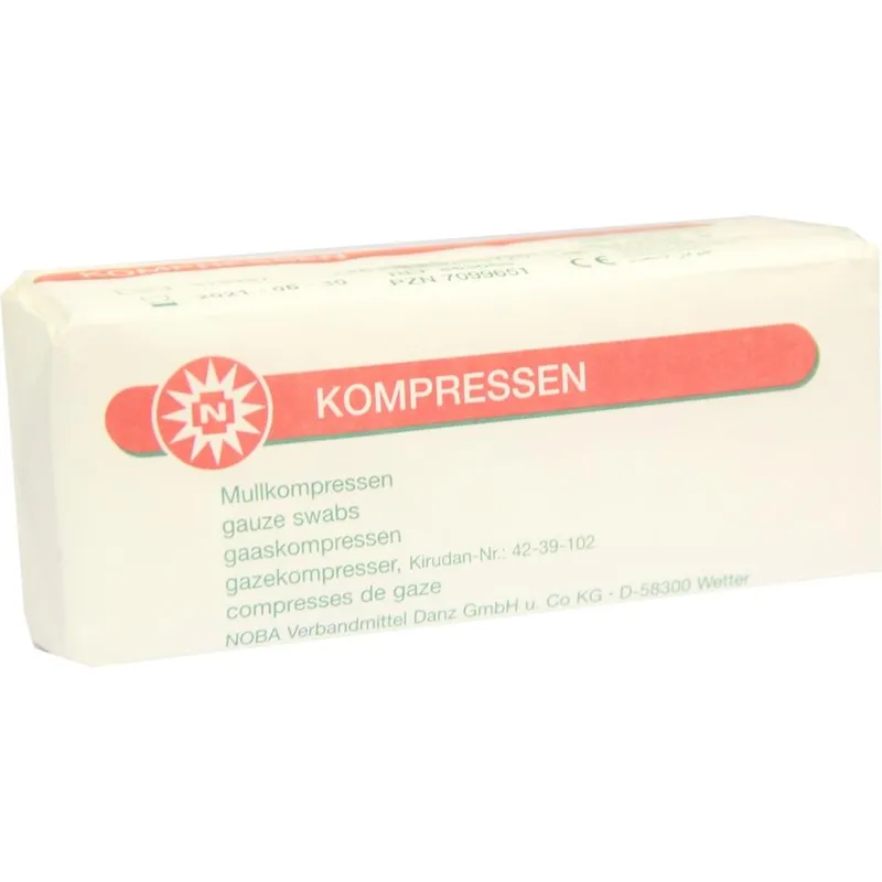 Mullkompressen 8-fach, 5 x 5 cm, unsteril (100 Stck.)