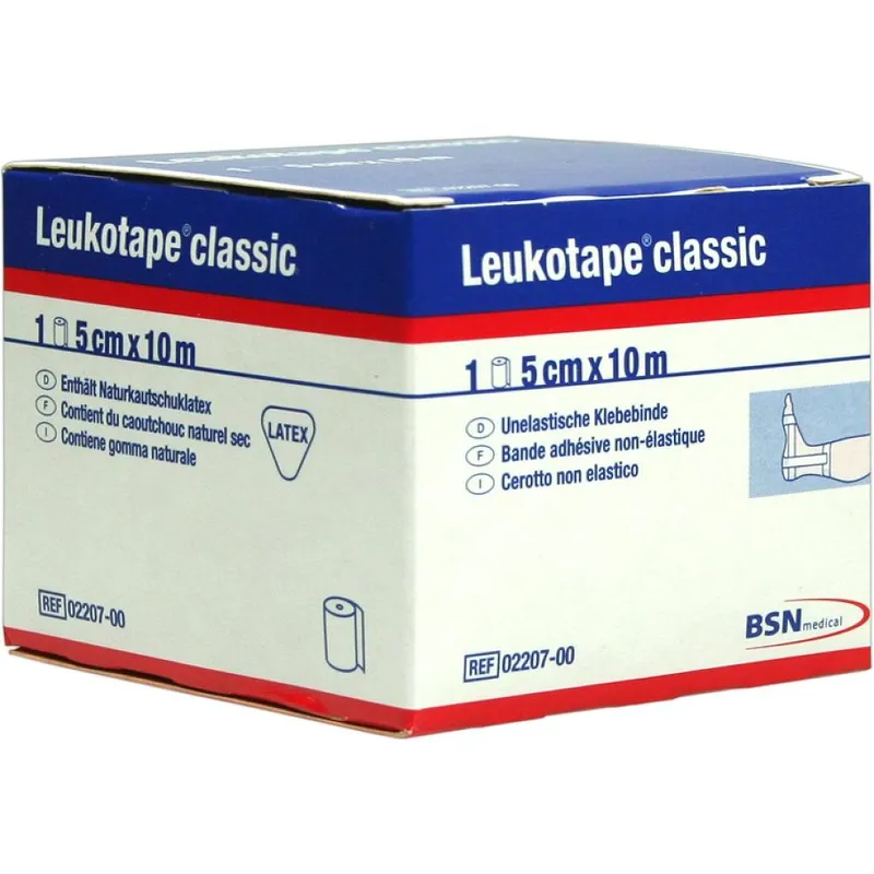 Leukotape classic Klebebinde, 10 m x 5,00 cm, weiß