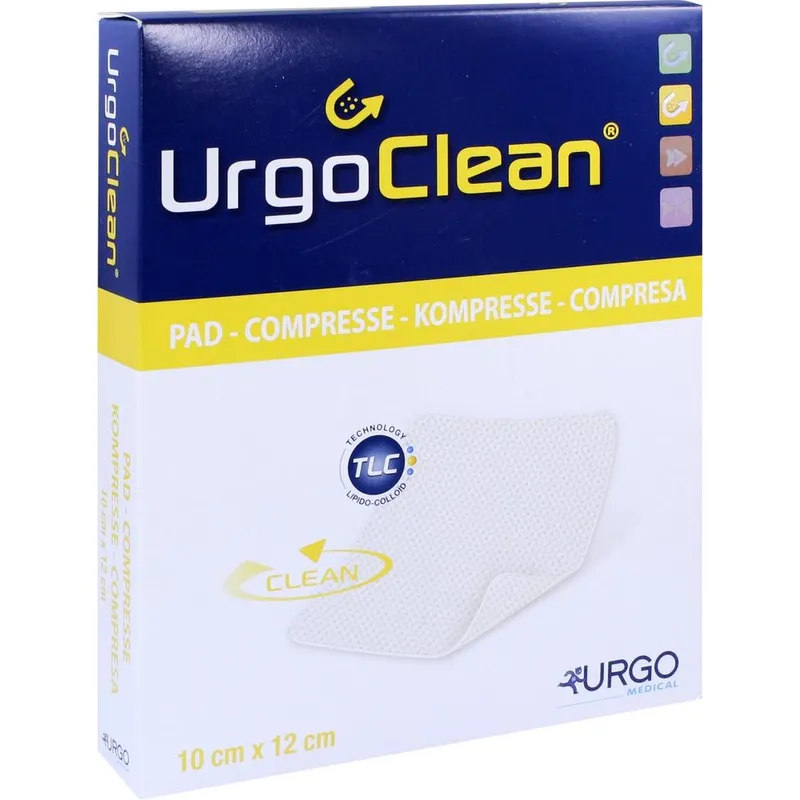 UrgoClean Kompressen, 10 x 12 cm, (10 Stck.)