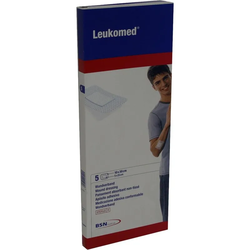 Leukomed Vlies-Wundverband, 10,0 x 30,0 cm, steril (5 Stck.)