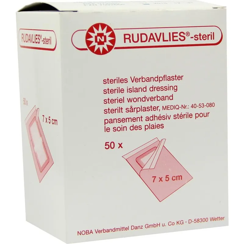 RUDAVLIES-steril Wundschnellverbände, 7 x 5 cm (50 Stck.)