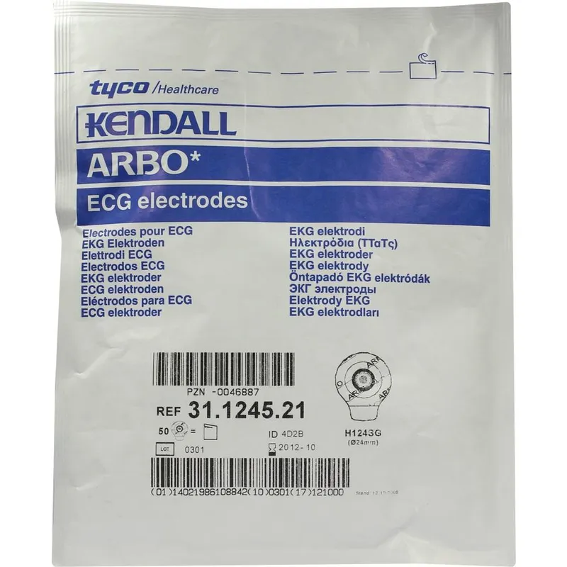 Kendall Einmal-Elektroden mit Hydrogel, u. Ag/AgCI-Sensor 30 x 24 mm (50 Stck.)