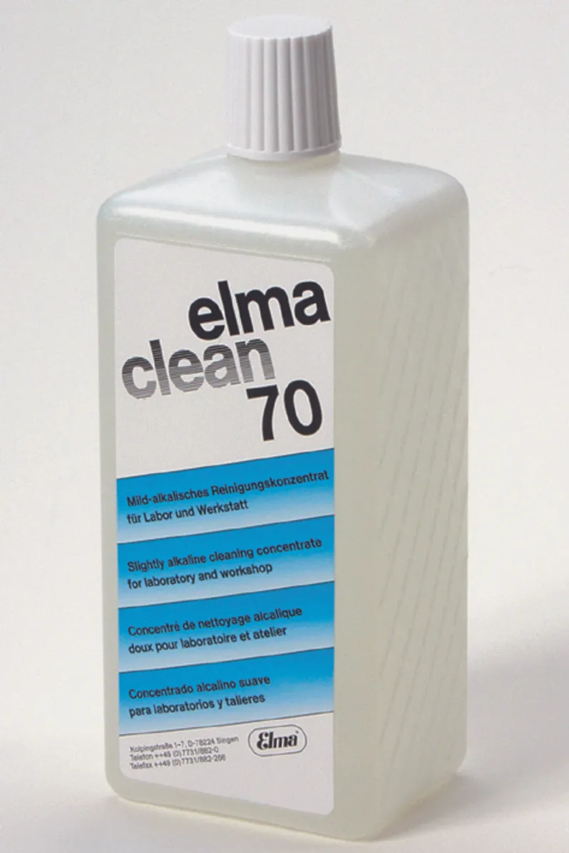 Elma clean 70 Reinigungslösung 1 Ltr., für Labor und Werkstatt