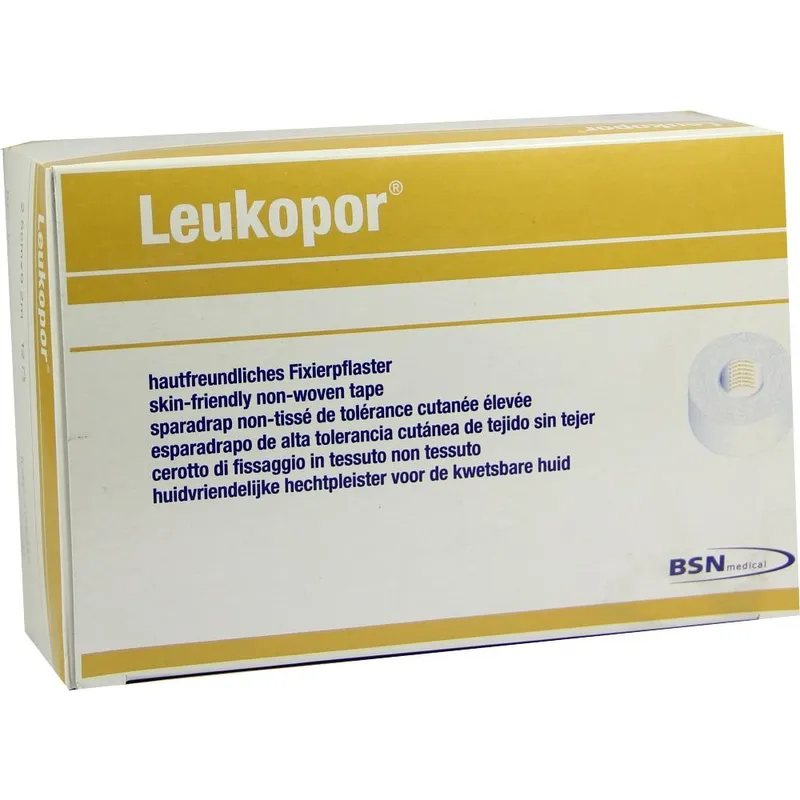 Leukopor Rollenpflaster, auf Kunststoffkern, 9,2 m x 2,50 cm