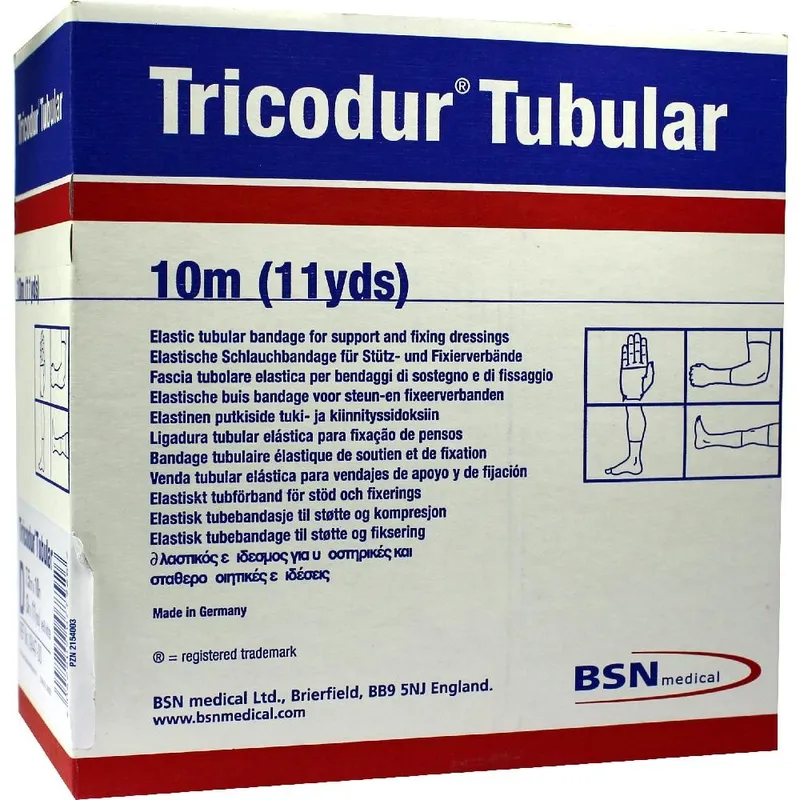 Tricodur Tubular Schlauchbandage, Gr. D, 10 m x 7,50 cm