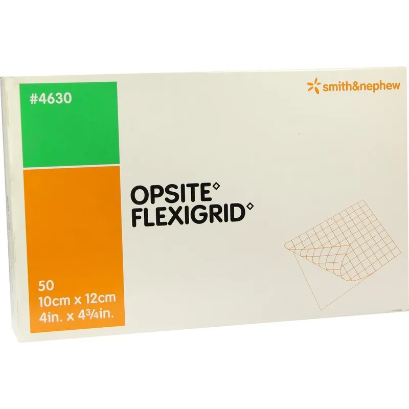 OpSite Flexigrid steril, 10 x 12 cm, transparenter Wundverband (50 Stck.)