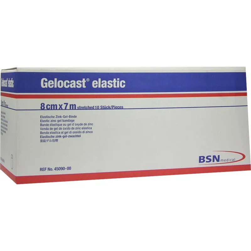 Gelocast elastic Zink-Gel-Binde, 7 m x 8 cm