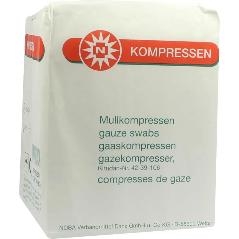 Mullkompressen 8-fach, 10 x 10 cm, unsteril (100 Stck.)