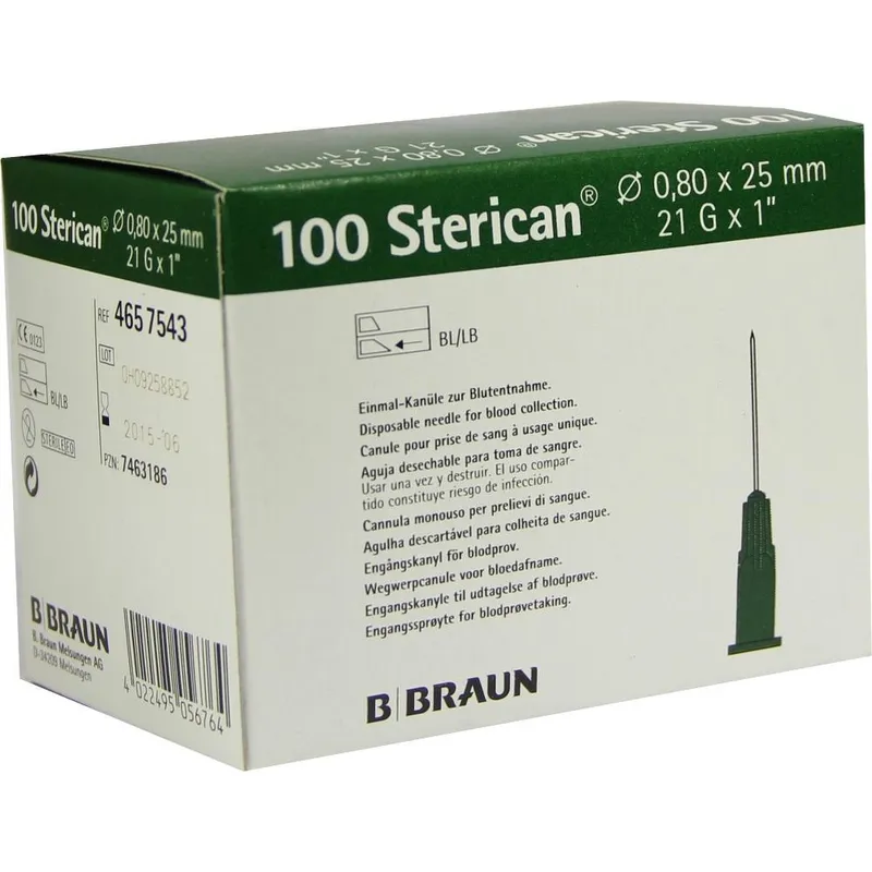 Sterican Sonderkanülen, 0,80 x 25 mm (100 Stck.)#4657543B#