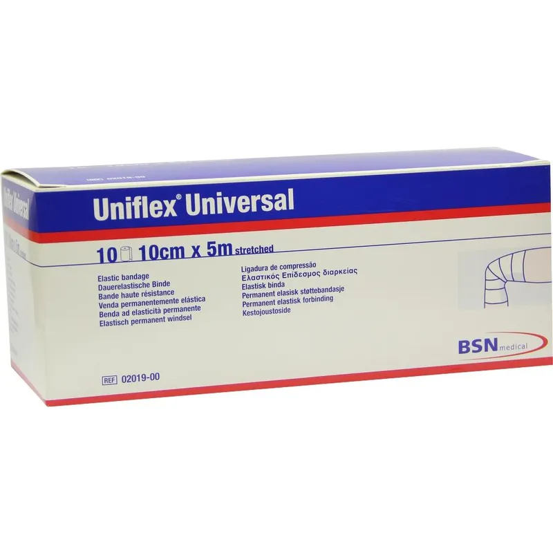 Uniflex Universalbinde, 5 m x 10 cm, weiß