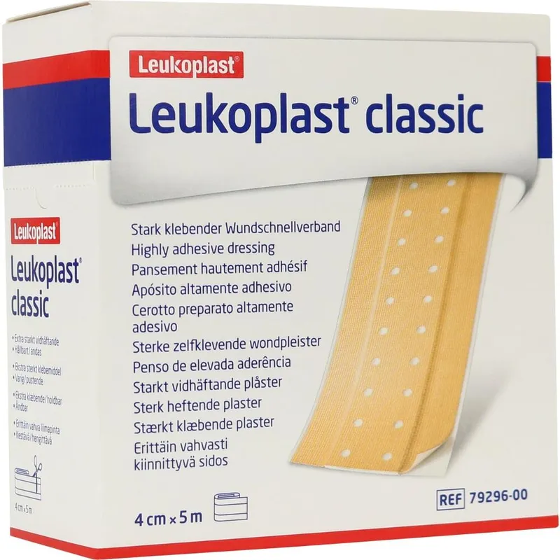 Leukoplast Classic Wundschnellverband, 5 m x 4 cm