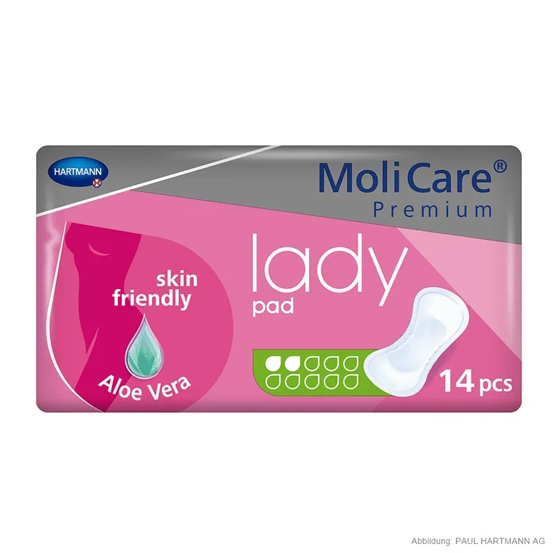 MoliCare Premium lady pad 2 Tropfen, Inkontinenzeinlagen (14 Stck.)