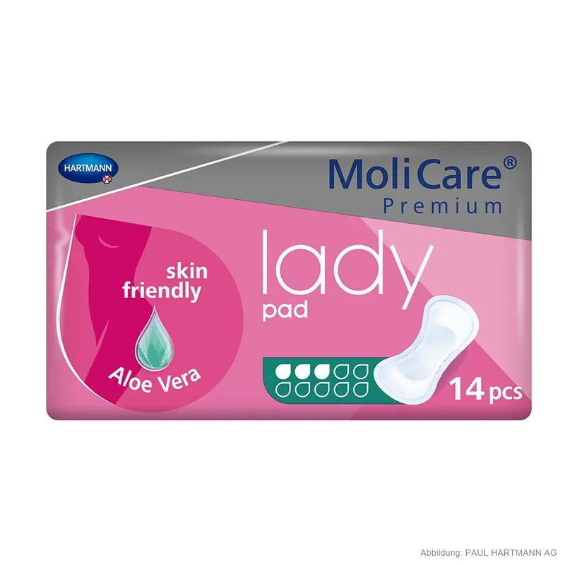 MoliCare Premium lady pad 3 Tropfen, Inkontinenzeinlagen (14 Stck.)