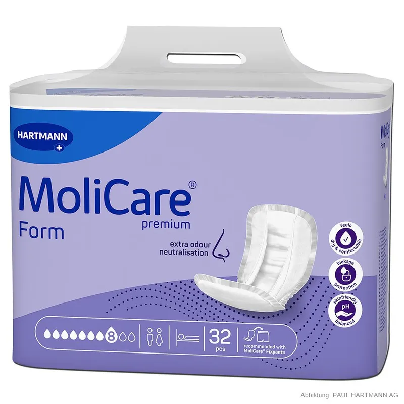 MoliCare Premium Form super plus, 8 Tropfen Inkontinenzeinlagen (32 Stck.)