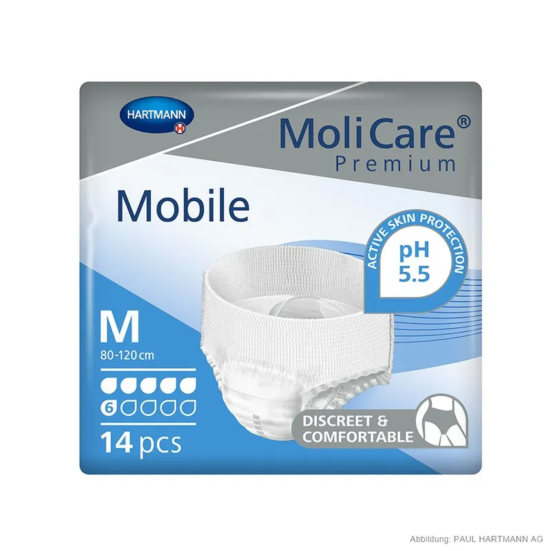 MoliCare Premium Mobile 6 Tropfen, Inkontinenzslips Gr. M (14 Stck.)