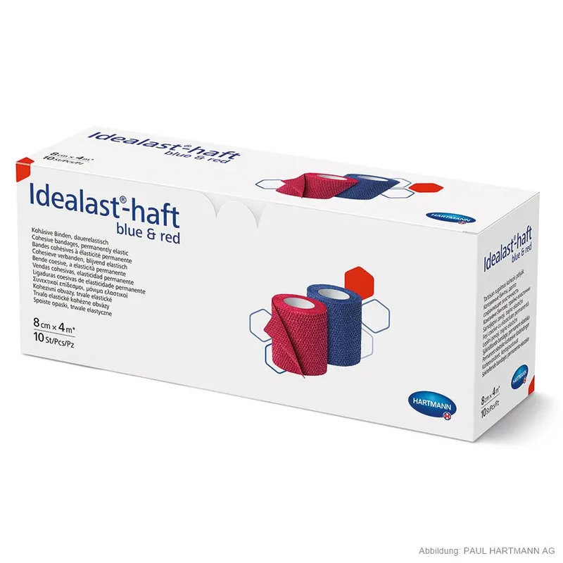 Idealast-haft Color, Idealbinden 4 m x 8 cm (10 Binden sort.)