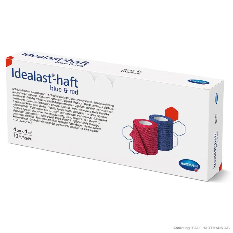 Idealast-haft Color, Idealbinden 4 m x 4 cm (10 Binden sort.)