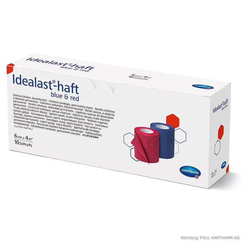 Idealast-haft Color, Idealbinden 4 m x 6 cm (10 Binden sort.)