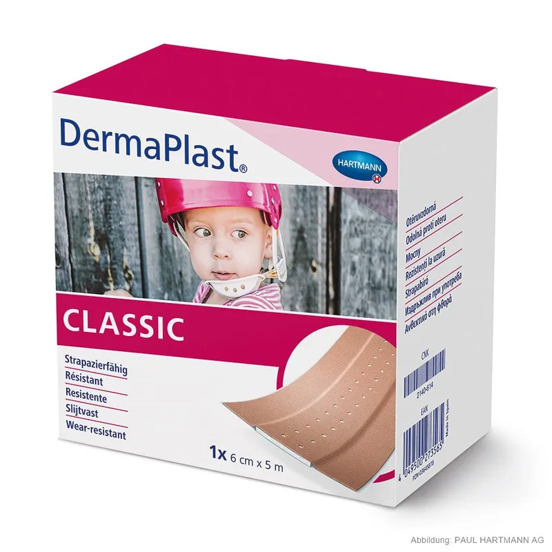 DermaPlast classic, Wundpflaster 5 m x 6 cm