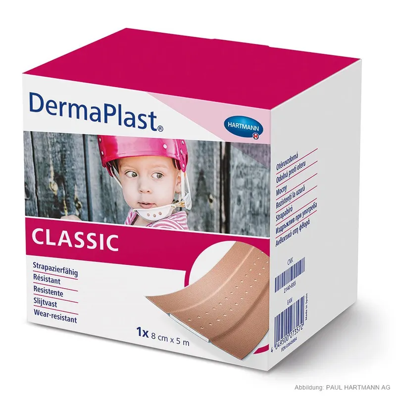 DermaPlast classic, Wundpflaster 5 m x 8 cm