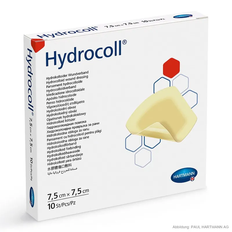 Hydrocoll Hydrokolloidverband, steril 7,5 x 7,5 cm (10 Stck.)