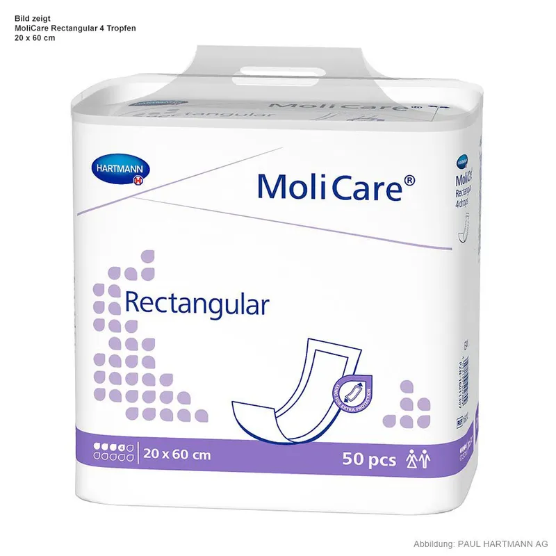 MoliCare Rectangular 3 Tropfen, 20 x 40 cm (50 Stck.)